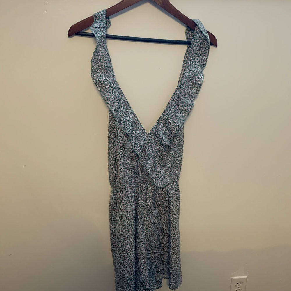 Ditsy floral romper